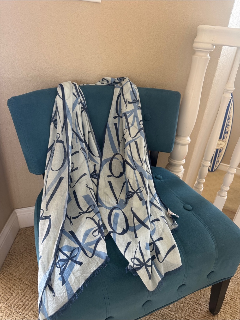 Valentino Logo Scarf
